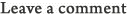 Leave a comment